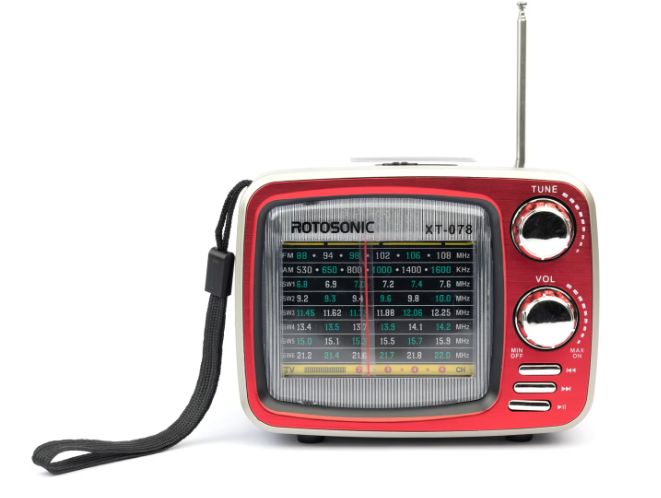 Radio HIFI XT 078 portabil cu acumulator reincarcabil si conexiune Bluetooth